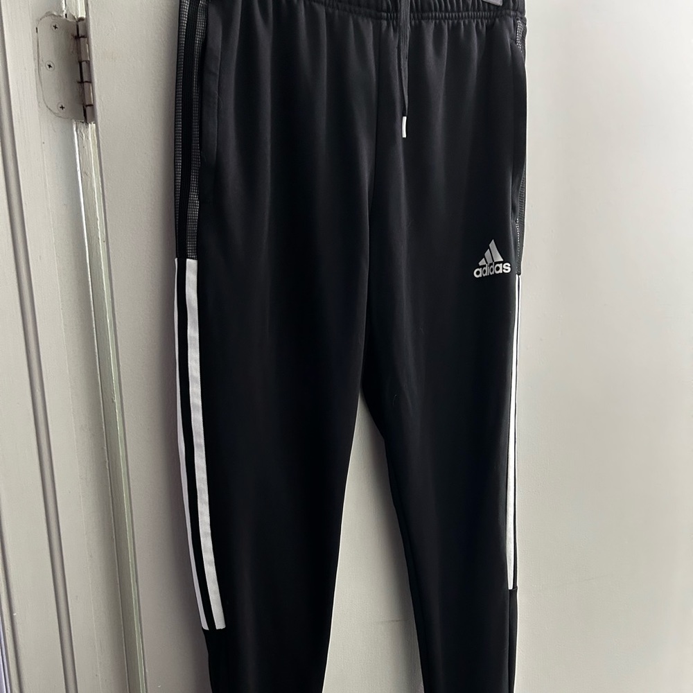adidas jogger pants black medium